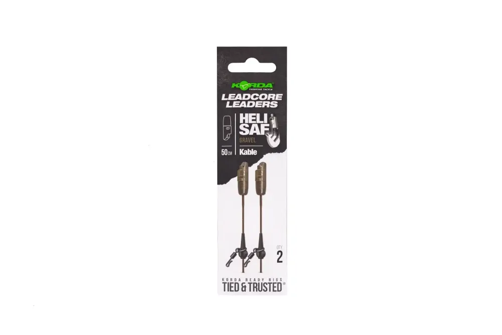 Hot Kable Leadcore Leader Heli Safe 50cm Weed Vorfächer