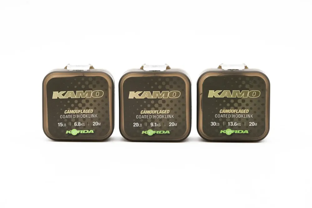 Clearance Kamo Coated Hooklink 20lb 20m Vorfächer|Handschuhe