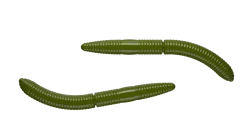 New Fatty D'Worm 65 Cheese 6,5cm 001 - white Futter & Lockstoffe|Gummiköder
