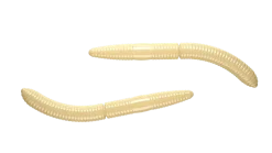 New Fatty D'Worm 65 Cheese 6,5cm 001 - white Futter & Lockstoffe|Gummiköder