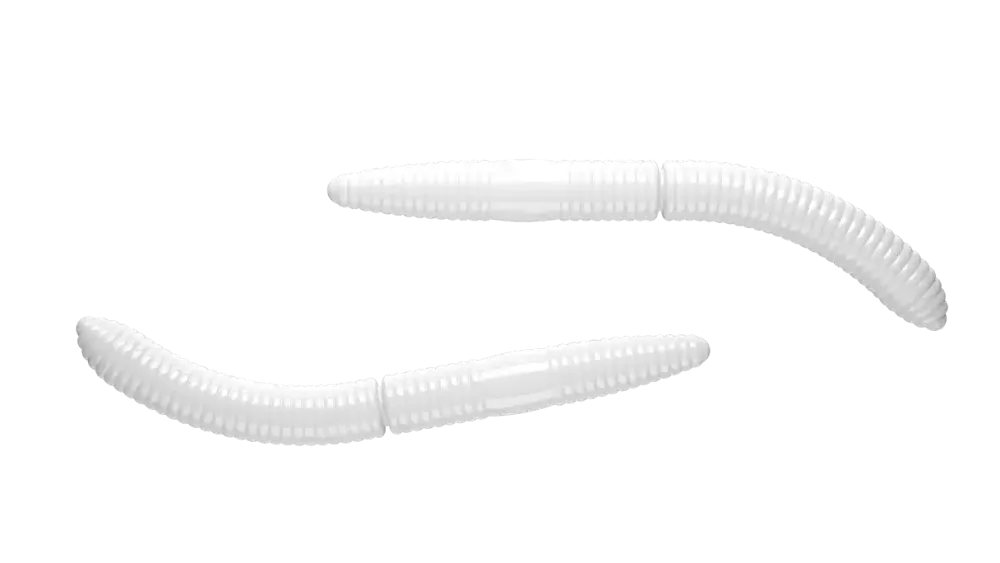 Outlet Fatty D'Worm 75 Cheese 7,5cm 001 - white Futter & Lockstoffe|Meeresköder