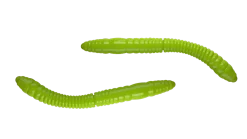 Outlet Fatty D'Worm Tournament 55 Cheese 5,5cm 000 - glow uv green Futter & Lockstoffe|Gummiköder