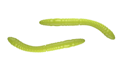 Outlet Fatty D'Worm Tournament 55 Cheese 5,5cm 000 - glow uv green Futter & Lockstoffe|Gummiköder