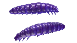 Sale Larva 30 Knoblauch 3cm 001 - white Gummiköder|Futter & Lockstoffe