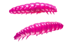 Sale Larva 30 Knoblauch 3cm 001 - white Gummiköder|Futter & Lockstoffe