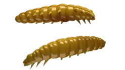 New Larva 45 Knoblauch 4,5cm 004 - silver pearl Futter & Lockstoffe|Gummiköder