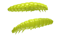 New Larva 45 Knoblauch 4,5cm 004 - silver pearl Futter & Lockstoffe|Gummiköder