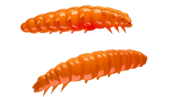 New Larva 45 Knoblauch 4,5cm 004 - silver pearl Futter & Lockstoffe|Gummiköder