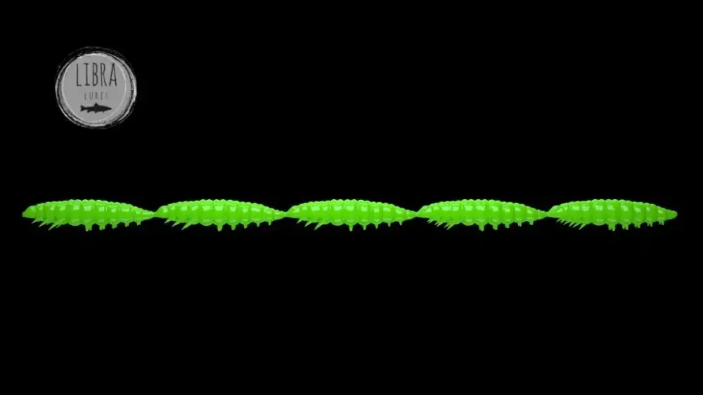 Hot Larva Multi 25 -5x5 Cheese 2,5cm 001 - white Stippen