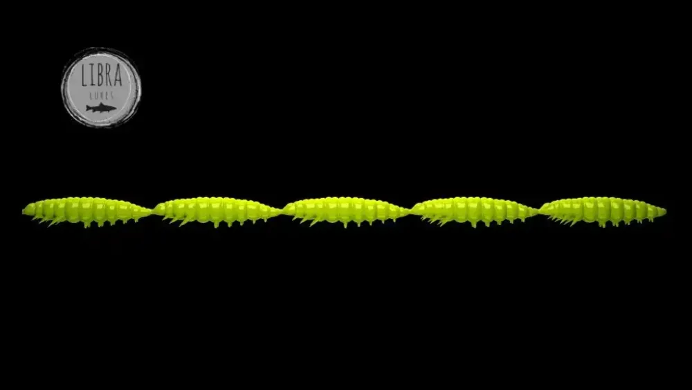 Hot Larva Multi 25 -5x5 Cheese 2,5cm 001 - white Stippen