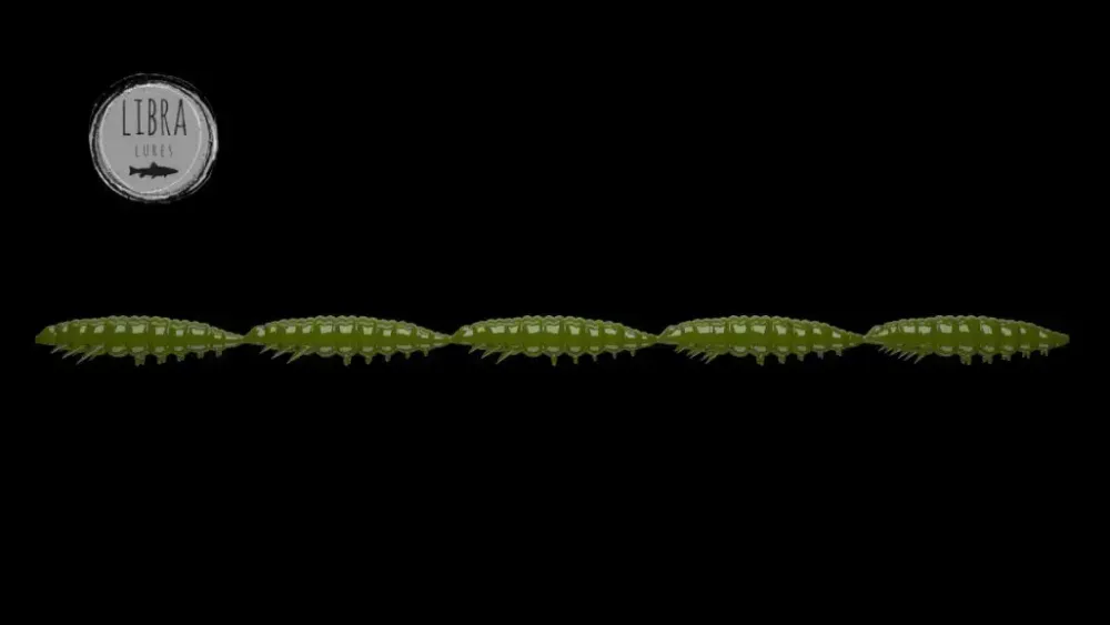 Hot Larva Multi 25 -5x5 Cheese 2,5cm 001 - white Stippen