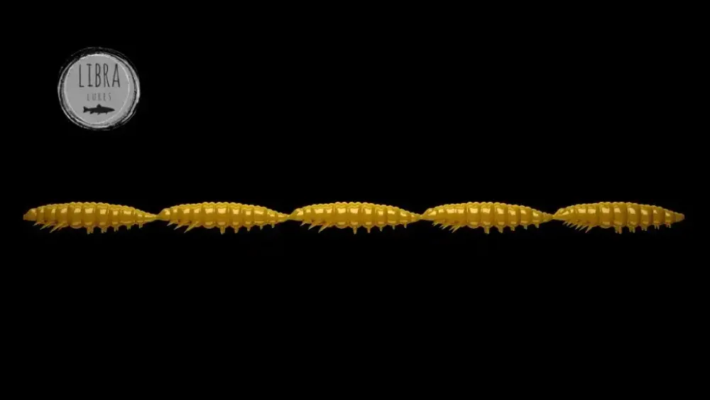 Hot Larva Multi 25 -5x5 Cheese 2,5cm 001 - white Stippen