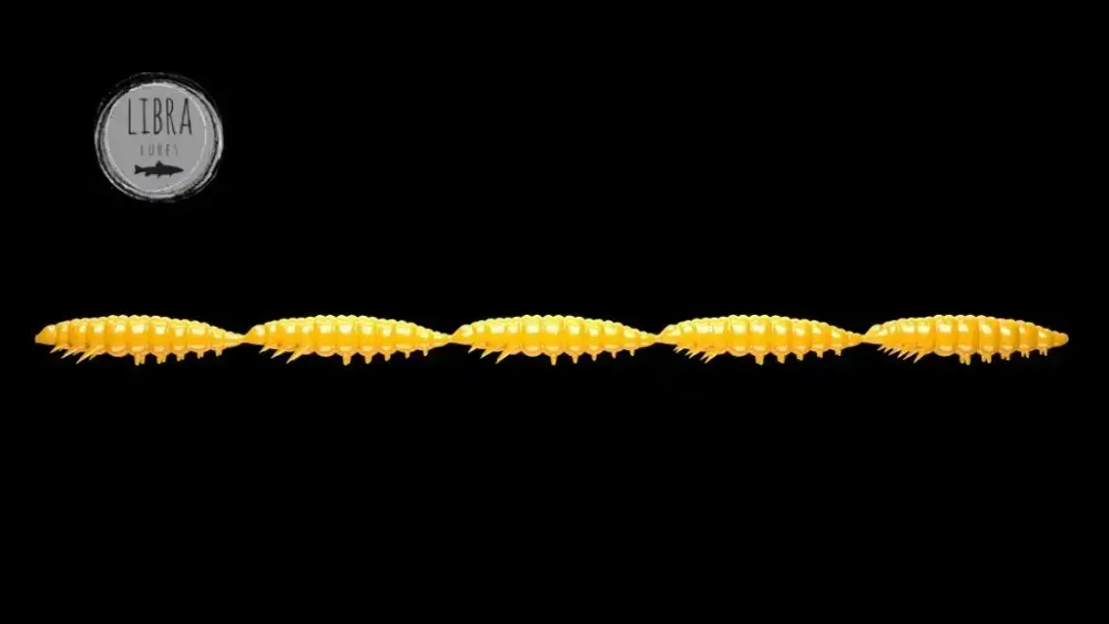 Hot Larva Multi 25 -5x5 Cheese 2,5cm 001 - white Stippen