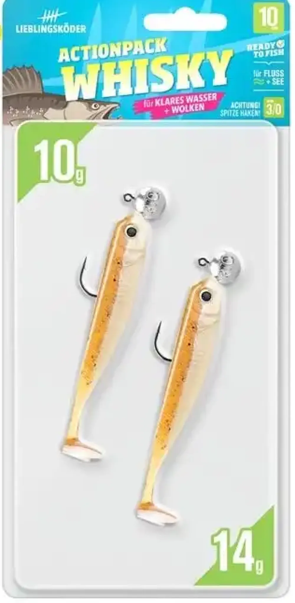 Outlet Actionpack 10g und 14g 10cm Captain Gummiköder