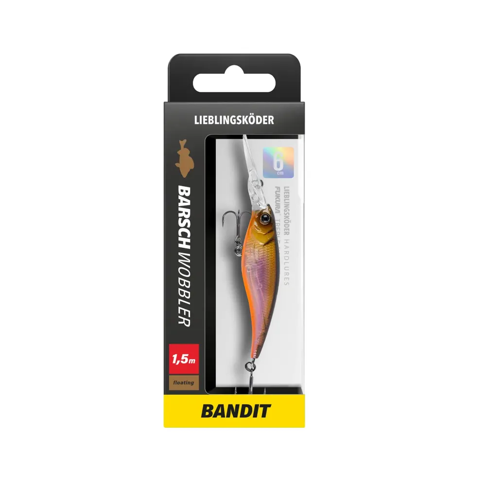 Best Barschwobbler 60F 6cm Sunny Hardbaits