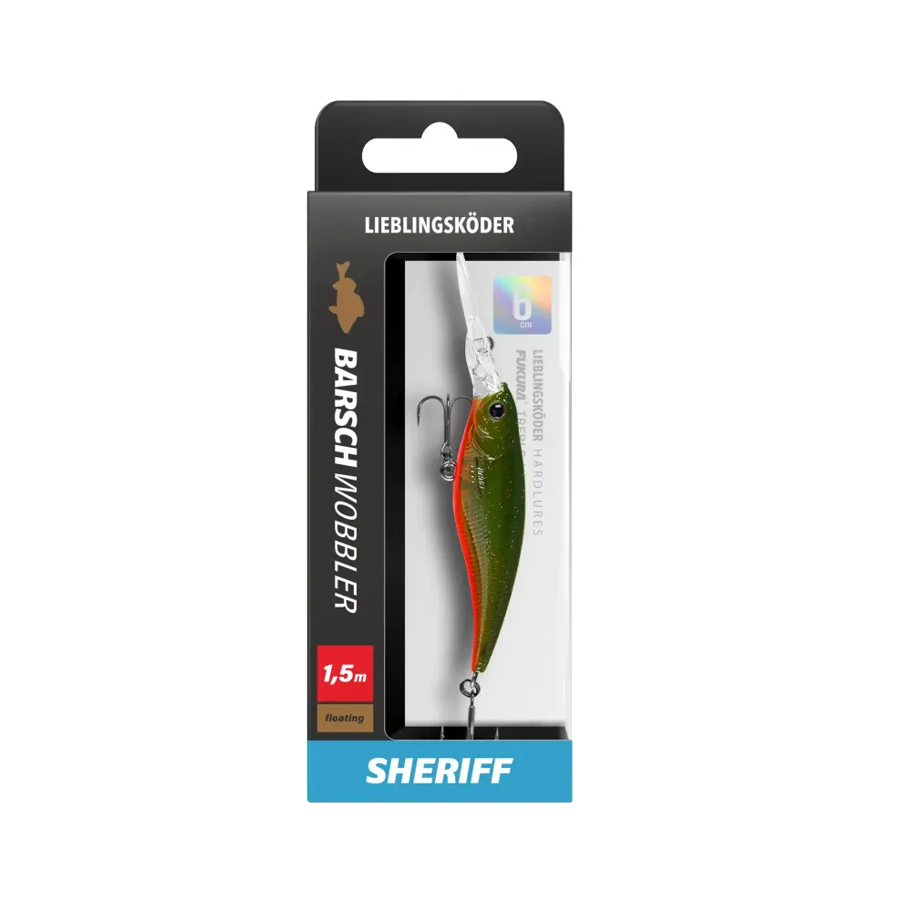 Best Barschwobbler 60F 6cm Sunny Hardbaits