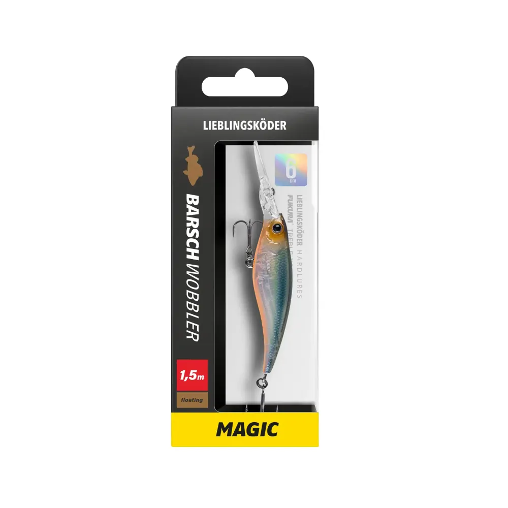 Best Barschwobbler 60F 6cm Sunny Hardbaits