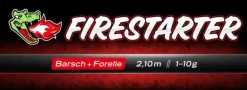 Online Firestarter Barsch und Forelle 2,10m 1-10g Spinn-Ruten