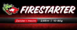 Hot Firestarter Zander und Hecht 2,65m 10-80g Spinn-Ruten