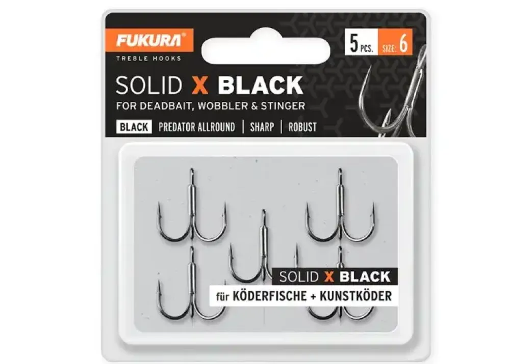 Best Fukura Solid X Black #8 Haken