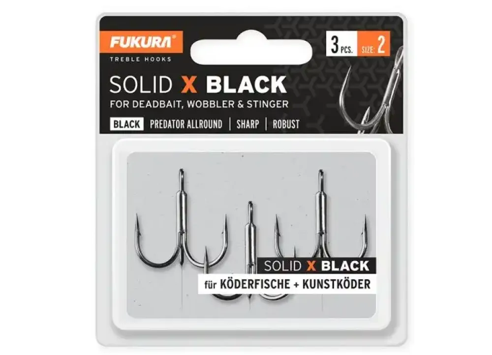Best Fukura Solid X Black #8 Haken