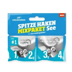 Hot Jigköpfe Spitze Haken Mixpaket See #1 Jigköpfe