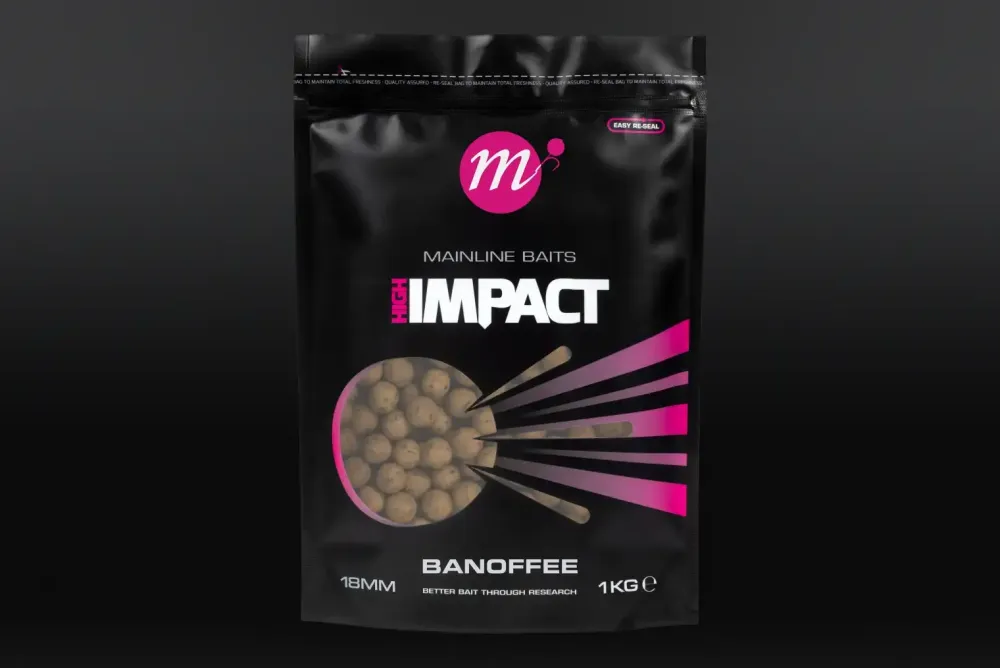 Clearance HI Impact Boilies Banoffee 15mm Futter & Lockstoffe