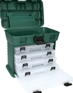 Online Angelkoffer mit Boxen grün Boxen & Eimer