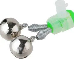 New Doppel Aal- Glocke 10er Pack mit Knicklichthalter D=14mm Bissanzeiger
