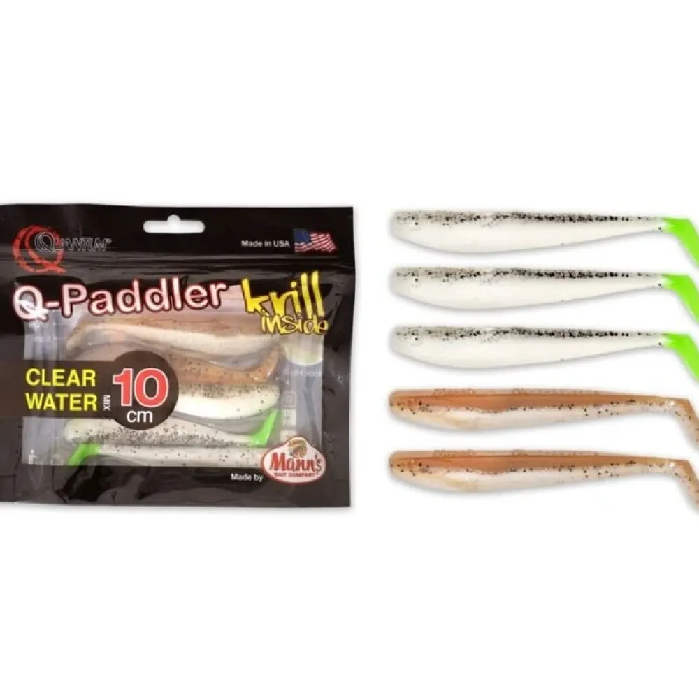 Online Q-Paddler Power Packs Krill 10cm Clear Water 1 Gummiköder