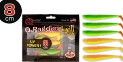 Outlet Q-Paddler Power Packs Krill 8cm Clear Water 2 Gummiköder