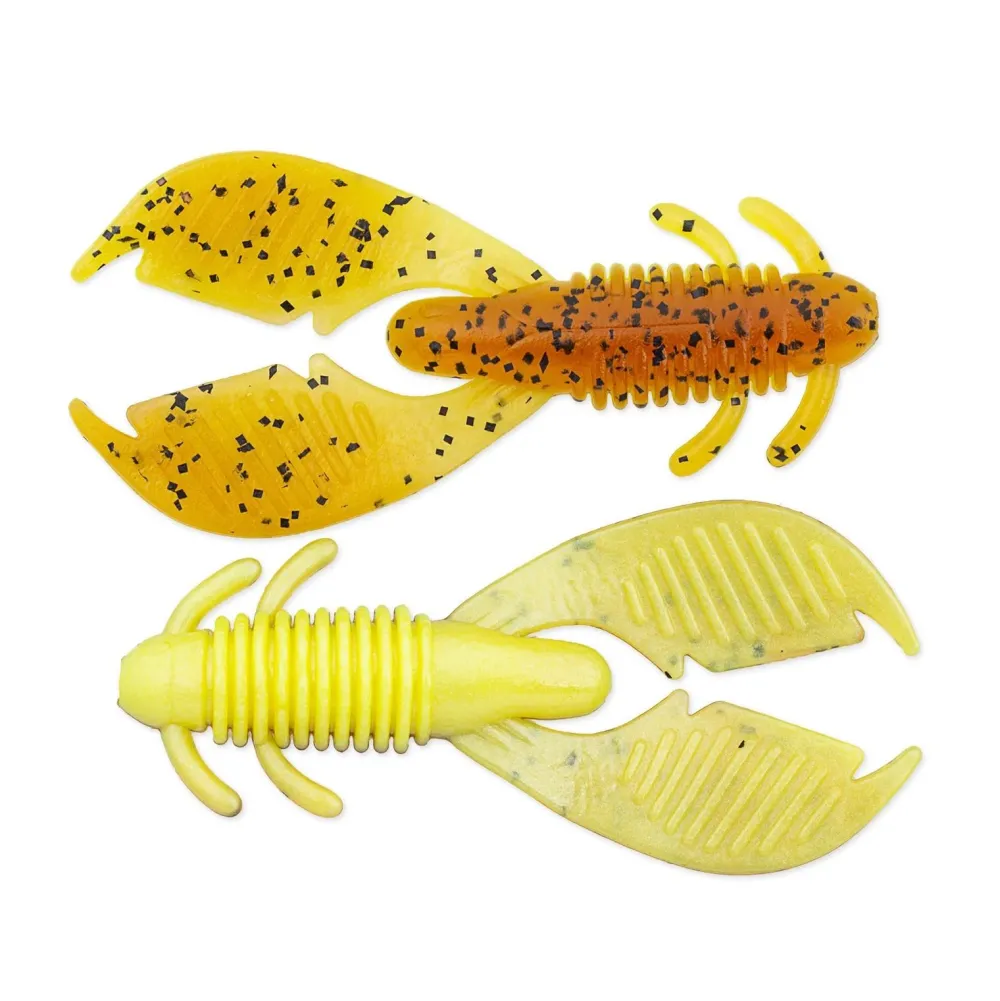AX Craw 3" Green Pumpkin Chartreuse Gummiköder