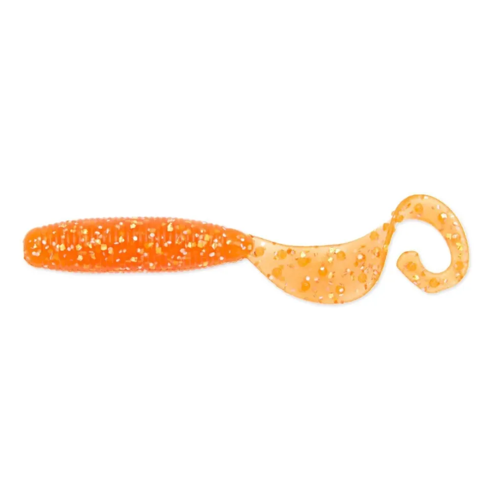 New Fat G-Tail Grub 3" Chika Chika Orange Ködertuning
