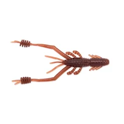 Ring Shrimp 4" Motoroil Gold Flake Gummiköder