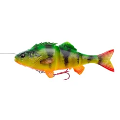 Outlet 4D Line Thru Perch Slow Sink 23cm Firetiger Gummiköder