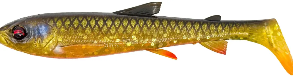 Sale 3D Whitefish Shad 12cm Dirty Roach Gummiköder