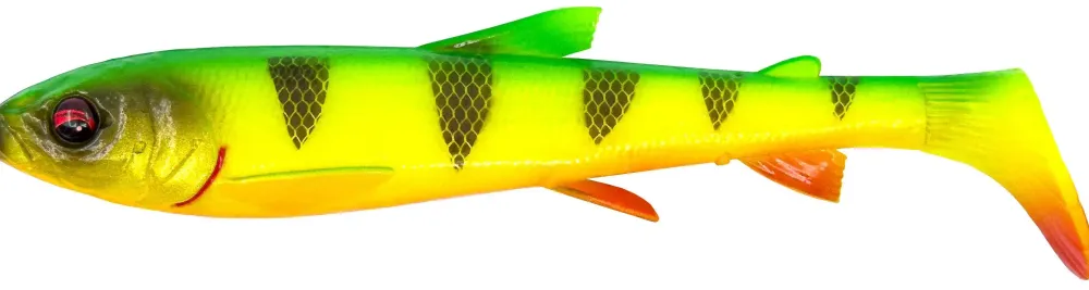 Sale 3D Whitefish Shad 12cm Dirty Roach Gummiköder