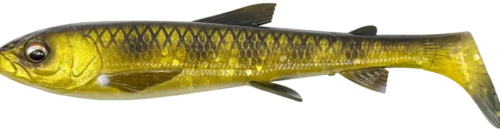 Sale 3D Whitefish Shad 12cm Dirty Roach Gummiköder
