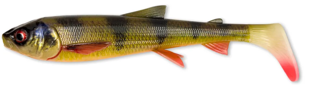 Hot 3D Whitefish Shad 15cm Roach Gummiköder
