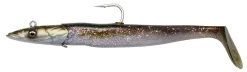 Hot Sandeel V2 14cm Green Silver Meeresköder|Gummiköder