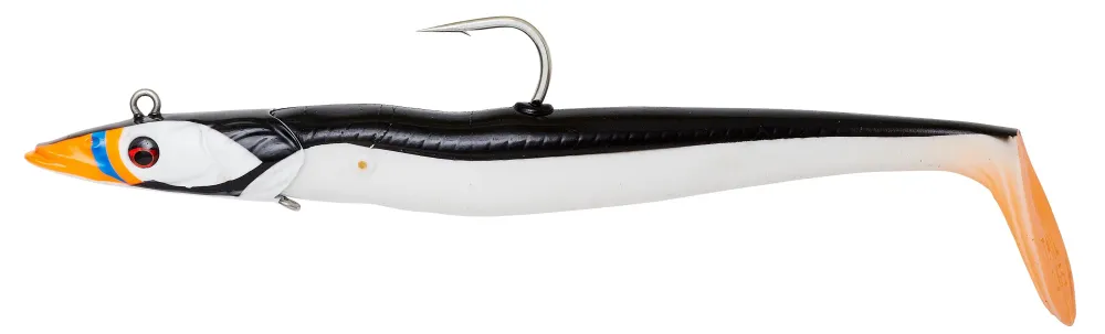 Hot Sandeel V2 23,5cm Green Silver Meeresköder|Gummiköder