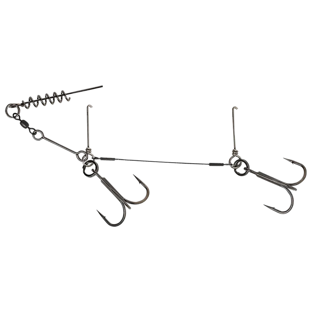 Discount 1x7 Titanium Corkscrew Stinger #1/0 12cm Ködertuning