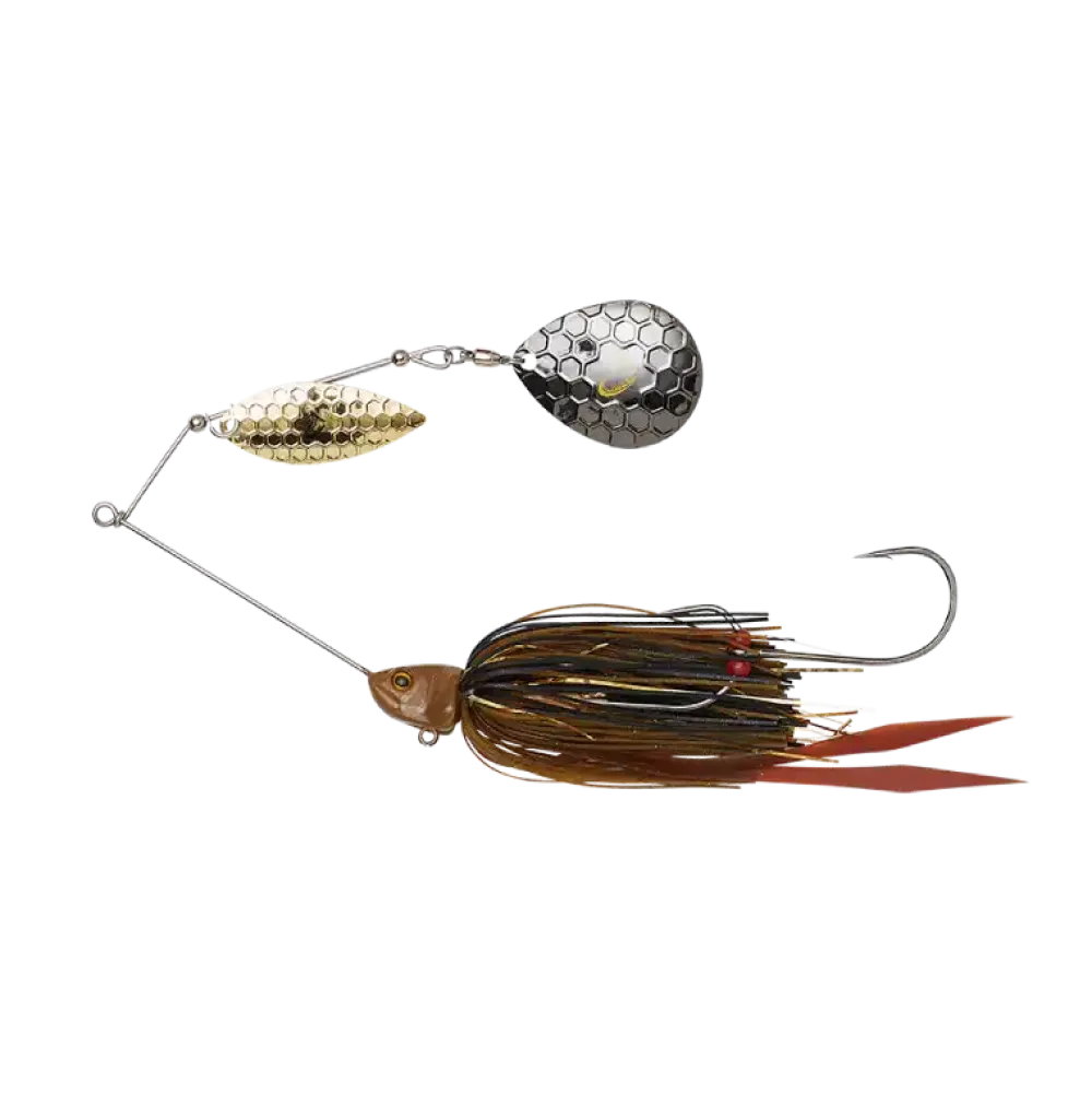 New SG Da'Bush Spinnerbait 42g Motor Oil Metallköder