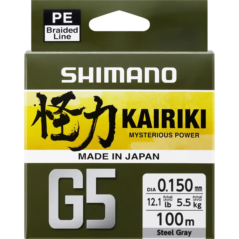 Discount Kairiki G5 150m Steel Gray 0,13mm 4,1kg Hauptschnüre