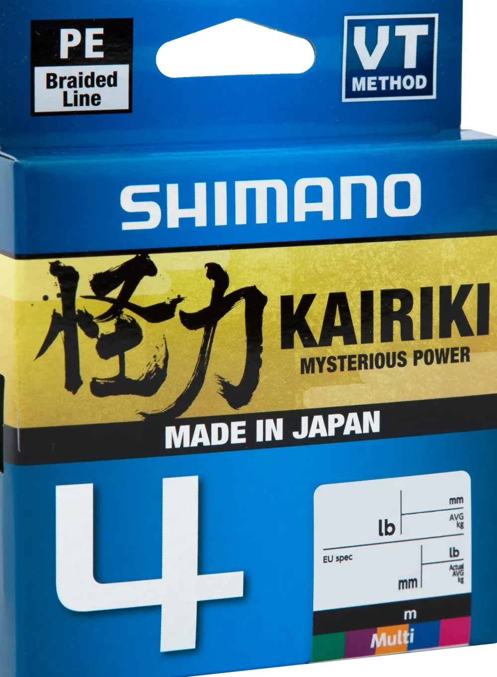 Hot Kairiki 4 300m Multicolor 0,06mm 4,4kg Hauptschnüre|Schnüre