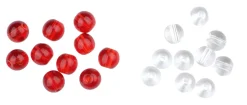 New Glass Bullet Weight Beads 4,00mm Clear Diamond Kleinteile