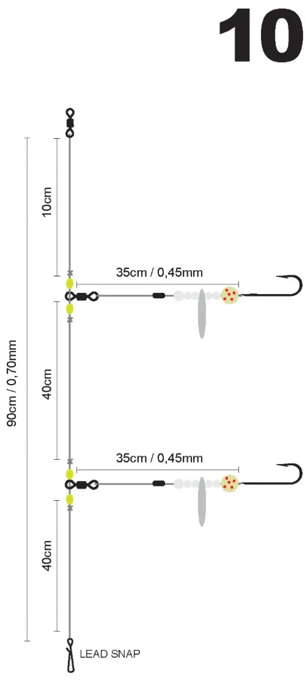 Online Salt Rig 10 2 90cm Pearl Ghost Meeresköder