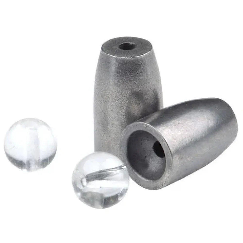 Sale Stainless Steel Bullet Sinkers + Glass Beads 1,8g Kleinteile