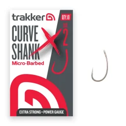 Online Curve Shank XS Hooks Micro Barbed #2 Haken