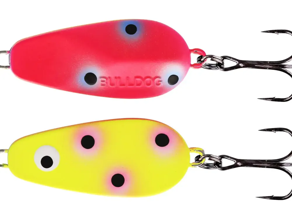 New Bulldog 7g Pink Yellow Metallköder